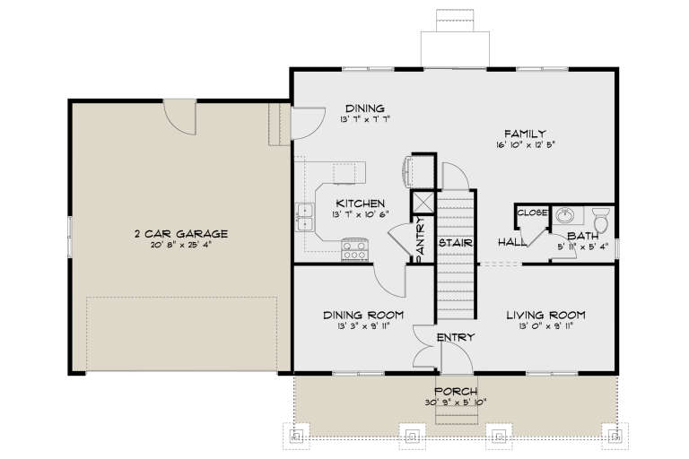 House Plan House Plan #35197 Drawing 1