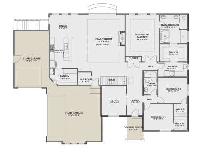 Main Floor  for House Plan #2802-00503