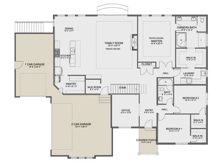 House Plan House Plan #35198 Drawing 1