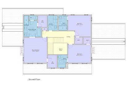 Second Floor for House Plan #6779-00009