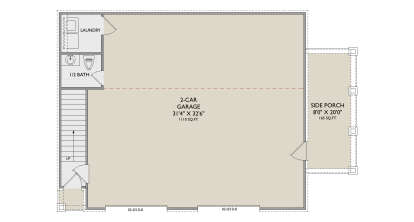 Garage Floor for House Plan #957-00145