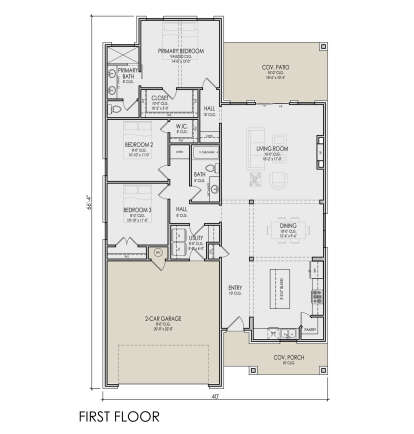 Main Floor  for House Plan #5105-00010