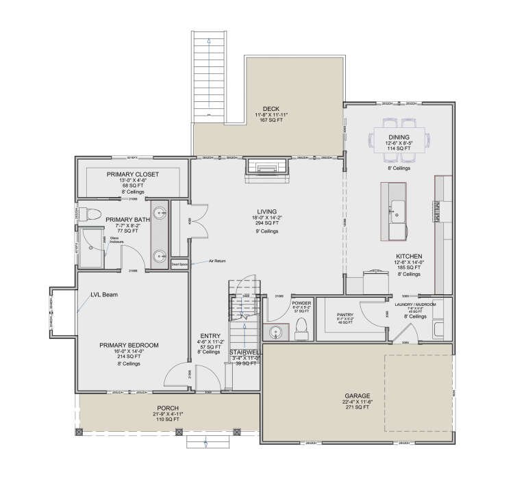 House Plan House Plan #35208 Drawing 1