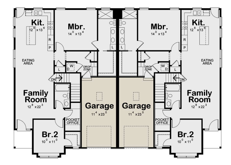 House Plan House Plan #35212 Drawing 1