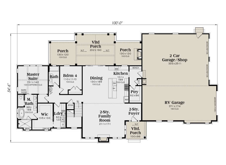 House Plan House Plan #35214 Drawing 1