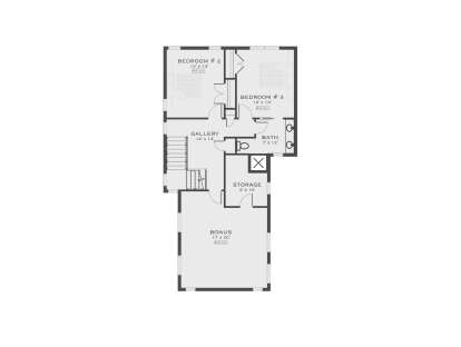 Second Floor for House Plan #5984-00054