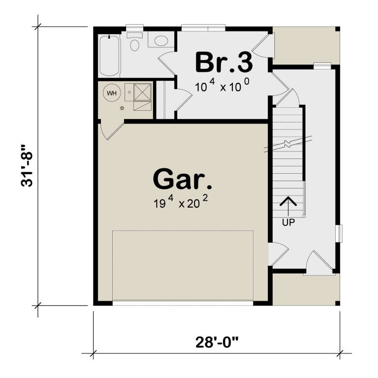 House Plan House Plan #35216 Drawing 1