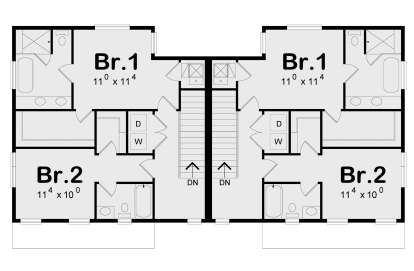 Second Floor for House Plan #402-01872