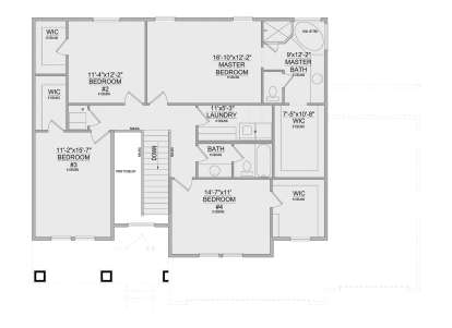 Second Floor for House Plan #8768-00176