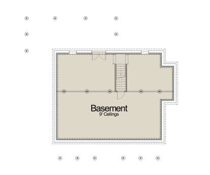 Basement for House Plan #7112-00045