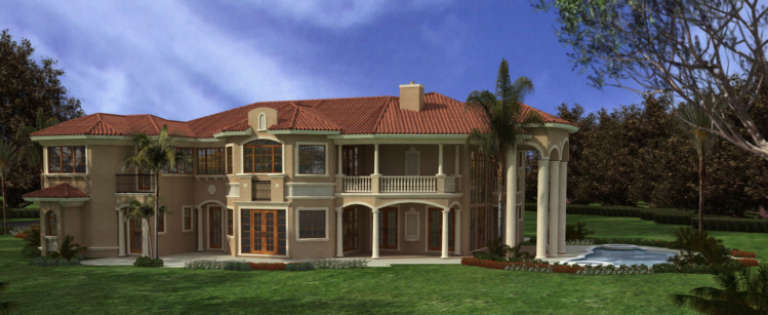 Luxury House Plan #168-00094 Elevation Photo