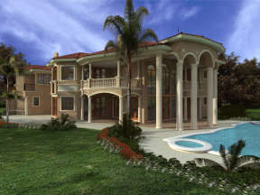 Luxury House Plan #168-00094 Elevation Photo