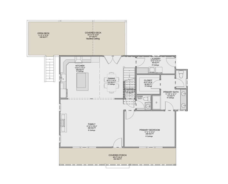 House Plan House Plan #35220 Drawing 1
