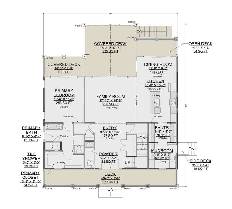 House Plan House Plan #35222 Drawing 1