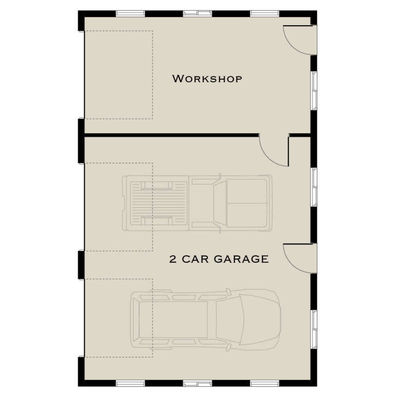 House Plan House Plan #35223 Drawing 1