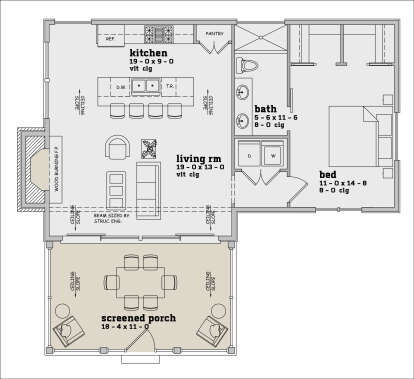 Main Floor  for House Plan #7174-00041