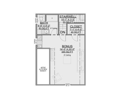 Bonus Room for House Plan #7112-00049
