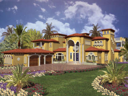 Luxury House Plan #168-00095 Elevation Photo
