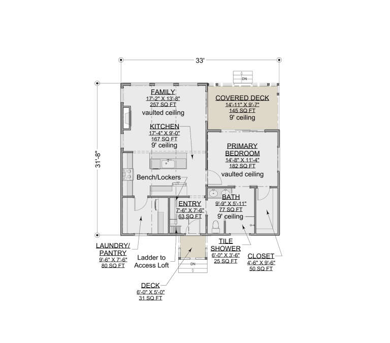 House Plan House Plan #35230 Drawing 1