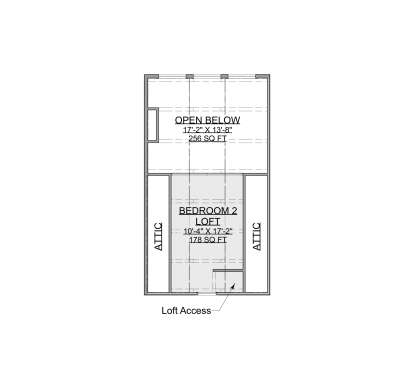 Second Floor for House Plan #7112-00051
