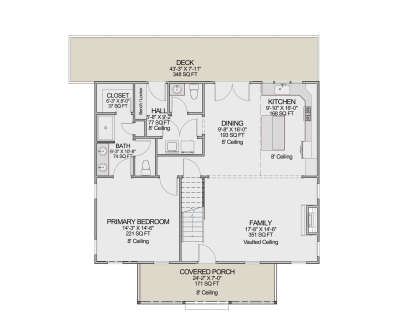 Main Floor  for House Plan #7112-00053