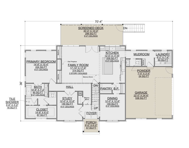 House Plan House Plan #35234 Drawing 1