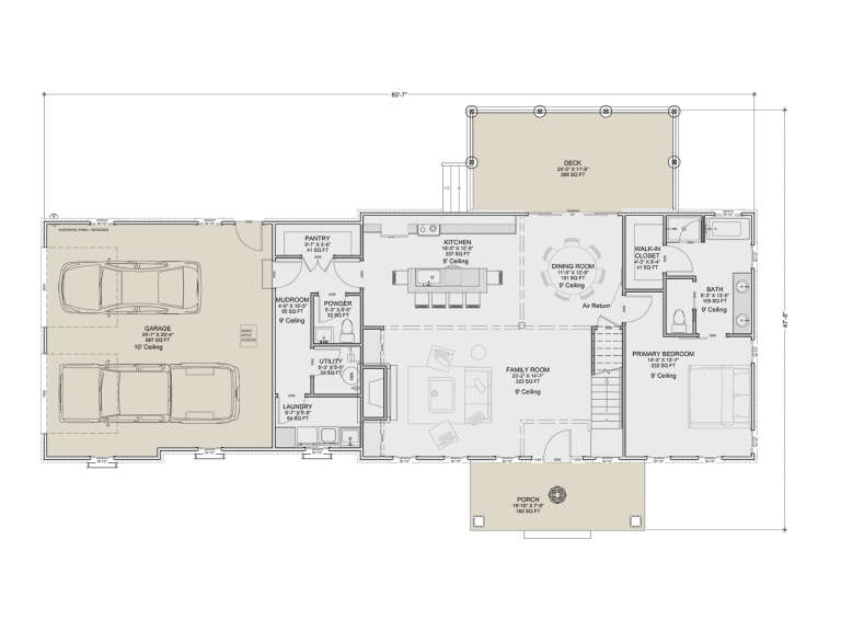 House Plan House Plan #35236 Drawing 1