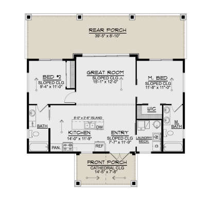 Main Floor  for House Plan #5032-00426
