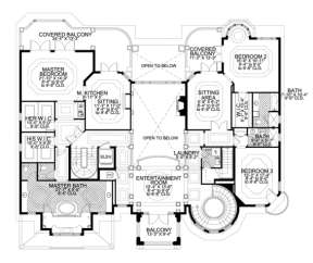 Floorplan 2 for House Plan #168-00096