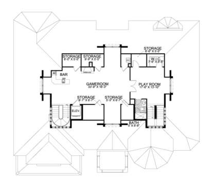 Floorplan 3 for House Plan #168-00096