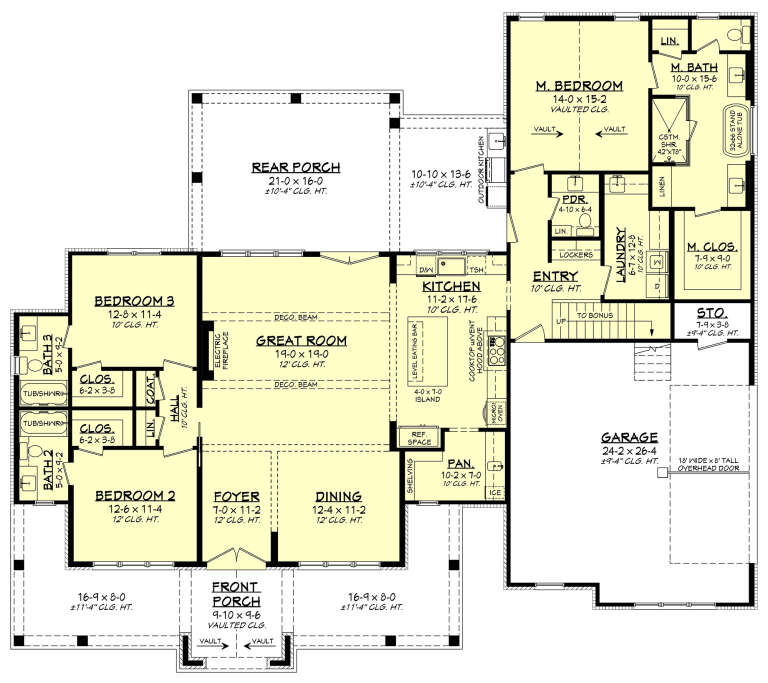 House Plan House Plan #35241 Drawing 1