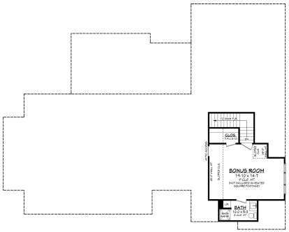 Bonus Room for House Plan #041-00425