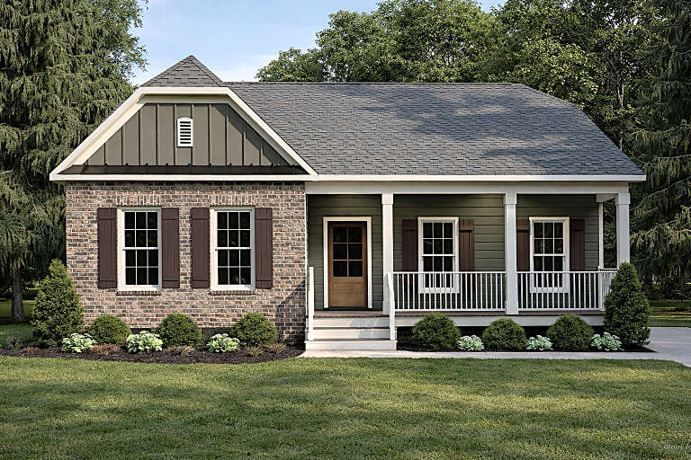 House Plan House Plan #35242 Front Elevation