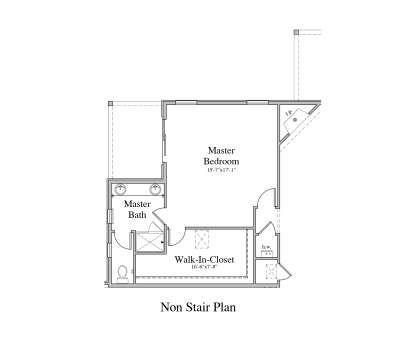 Alternate Main Floor Layout for House Plan #2524-00005