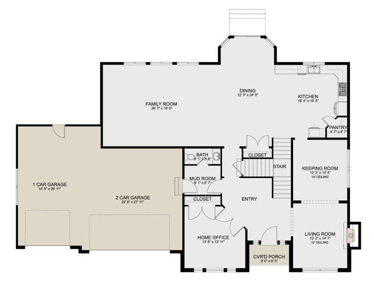 House Plan House Plan #35244 Drawing 1