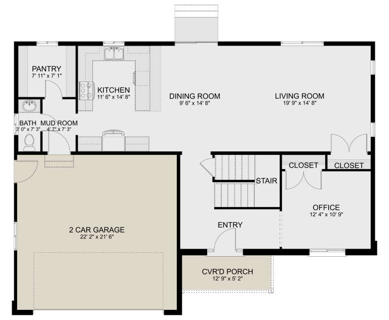 House Plan House Plan #35248 Drawing 1