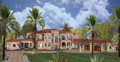8 Bed, 8 Bath, 11027 Square Foot House Plan - #168-00097