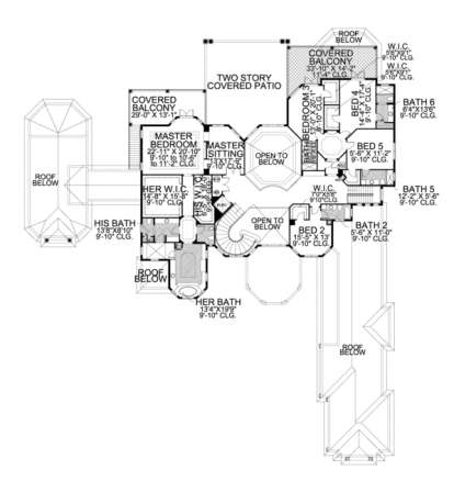 Floorplan 2 for House Plan #168-00097