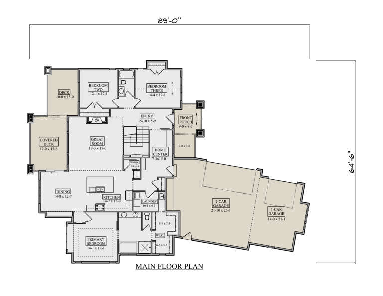 House Plan House Plan #35251 Drawing 1
