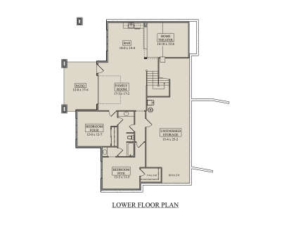 Basement for House Plan #5631-00321