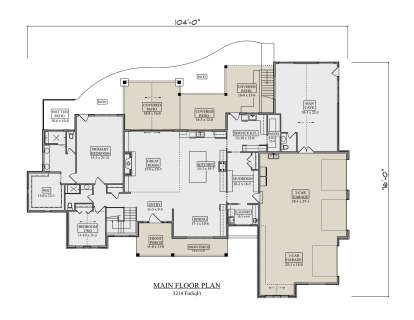 Main Floor  for House Plan #5631-00322