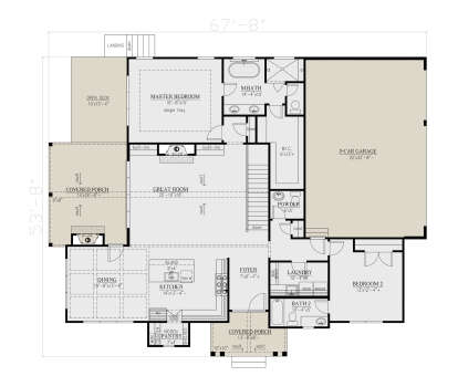 Main Floor  for House Plan #286-00126