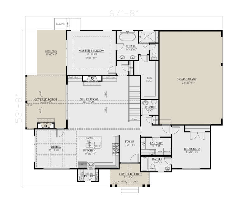 House Plan House Plan #35255 Drawing 1
