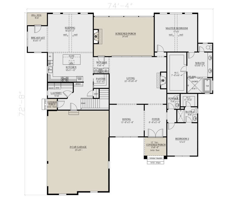 House Plan House Plan #35256 Drawing 1