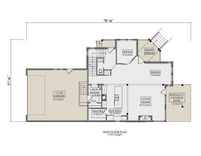 Main Floor  for House Plan #5631-00324