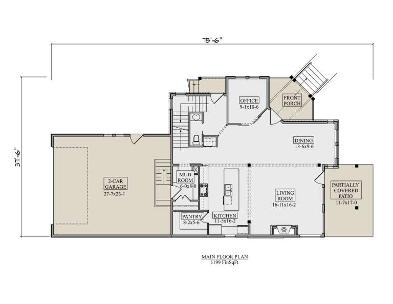 House Plan House Plan #35257 Drawing 1