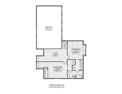 Second Floor for House Plan #5631-00325