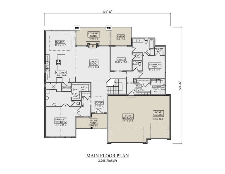 House Plan House Plan #35259 Drawing 1