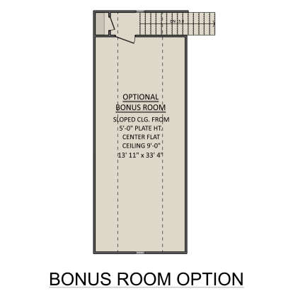 Bonus Room for House Plan #1958-00064