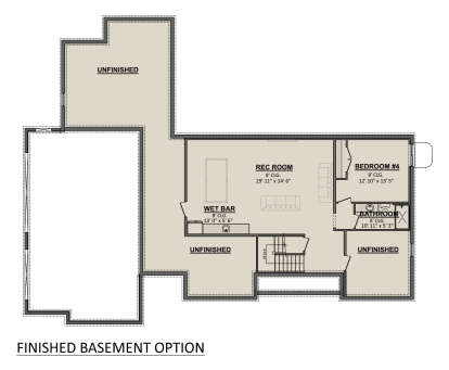 Basement  for House Plan #1958-00064